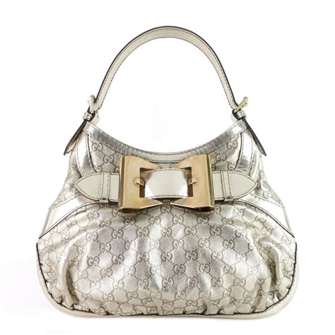 womens white vintage gucci bag|pre owned gucci handbags.